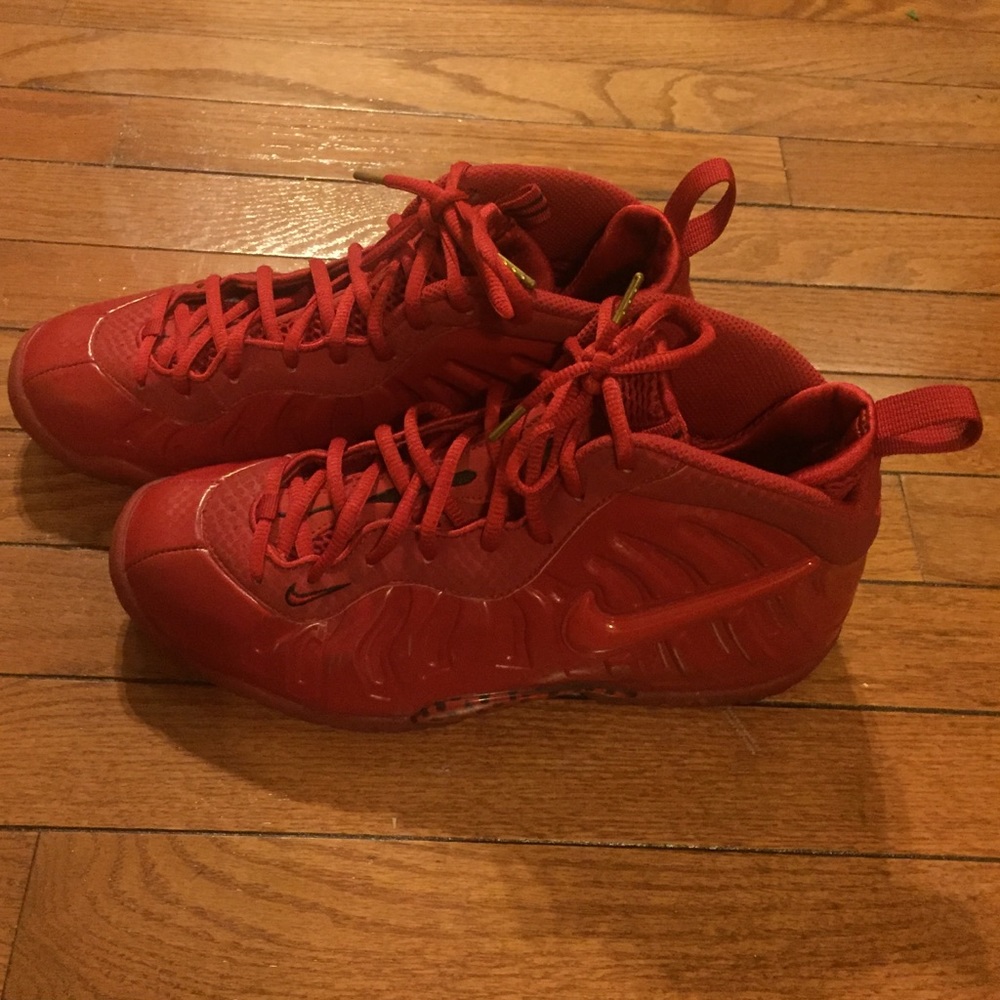 Gym Red | Grade school 7 Nike Foam Posite Pro